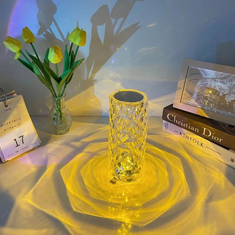 Diamond Glow Tafellamp - Luxe LED-verlichting voor rust en sfeer